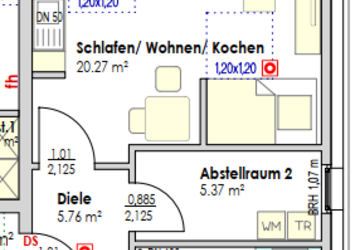 Wohnung Jülich - 1 Zimmer, 42 m&sup2;, 545&euro; | Angebot:27092302