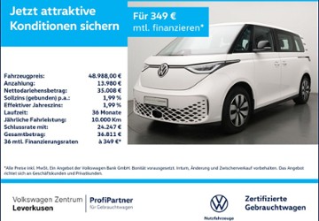 VW ID. Buzz 3.712 km 48.988 &euro; Leverkusen 51379