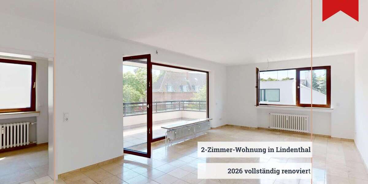 Etagenwohnung Köln Lindenthal - 2 Zimmer, 63 m&sup2;, 1.250&euro; | Angebot:27024954