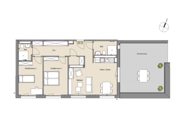 Wohnung Leverkusen Alkenrath - 3 Zimmer, 100 m&sup2;, 1.492&euro; | Angebot:26777278